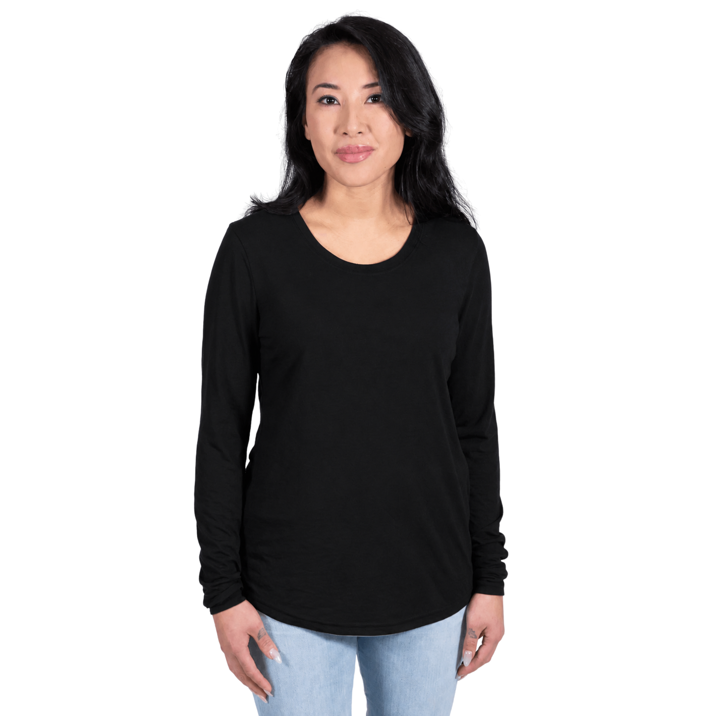 100+ Women Who Care South Georgian Triangle Black Long Sleeve Ladies’ Tee