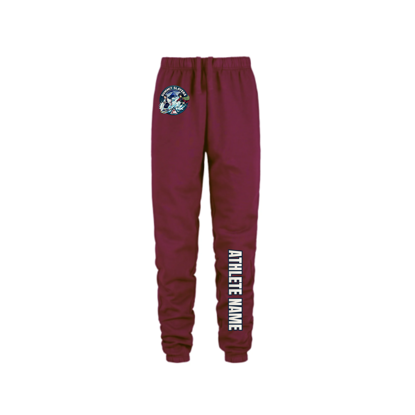 U12 Craigleith All Mountain Summit Slayers Joggers - Maroon