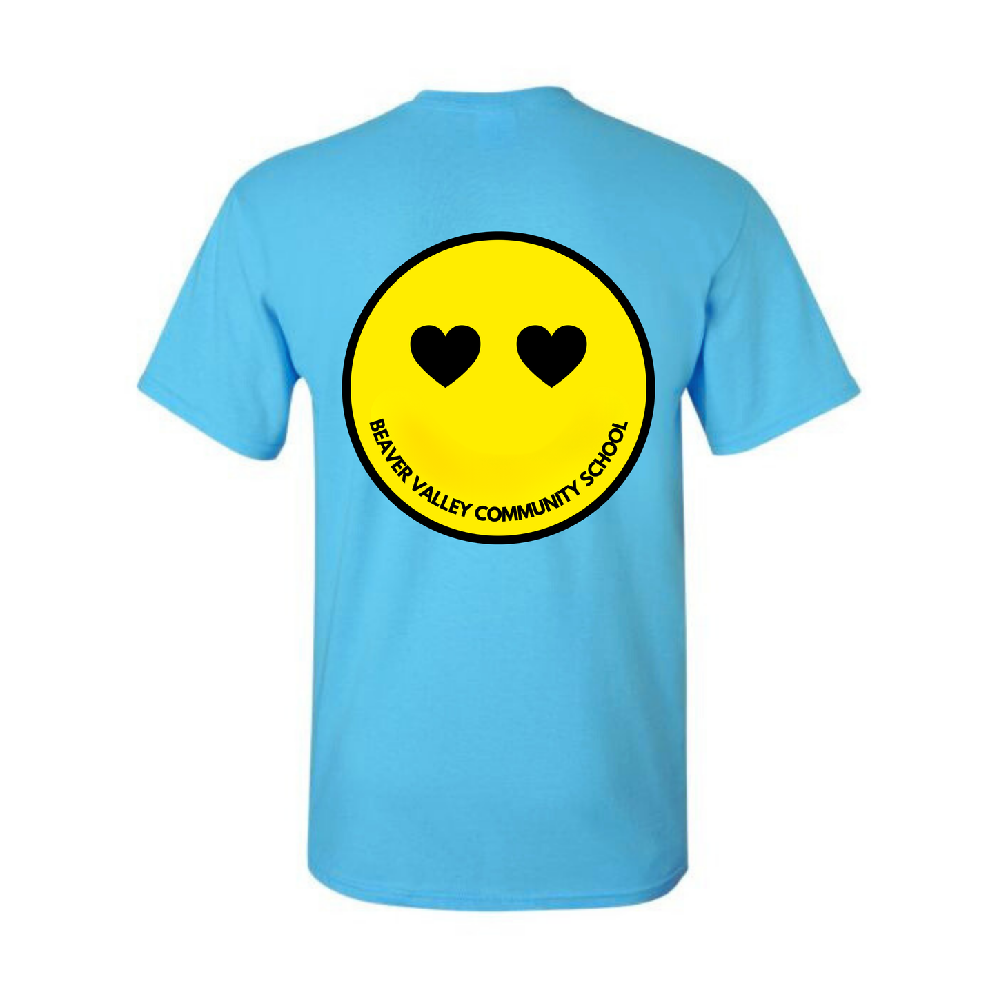BVCS Heart Smile Tee - Sky