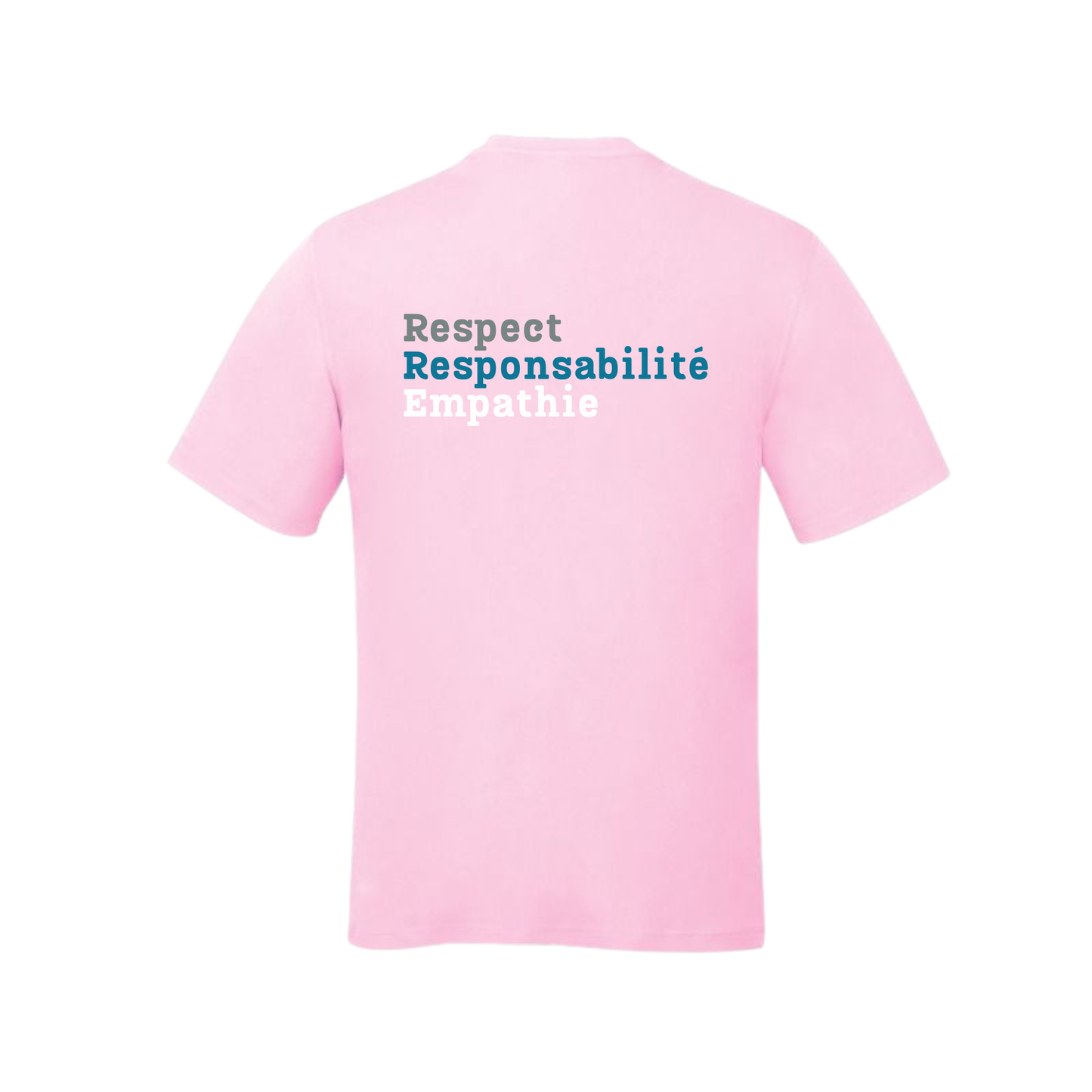 Notre-Dame-de-la-Huronie Tee - Large Logo / Pink