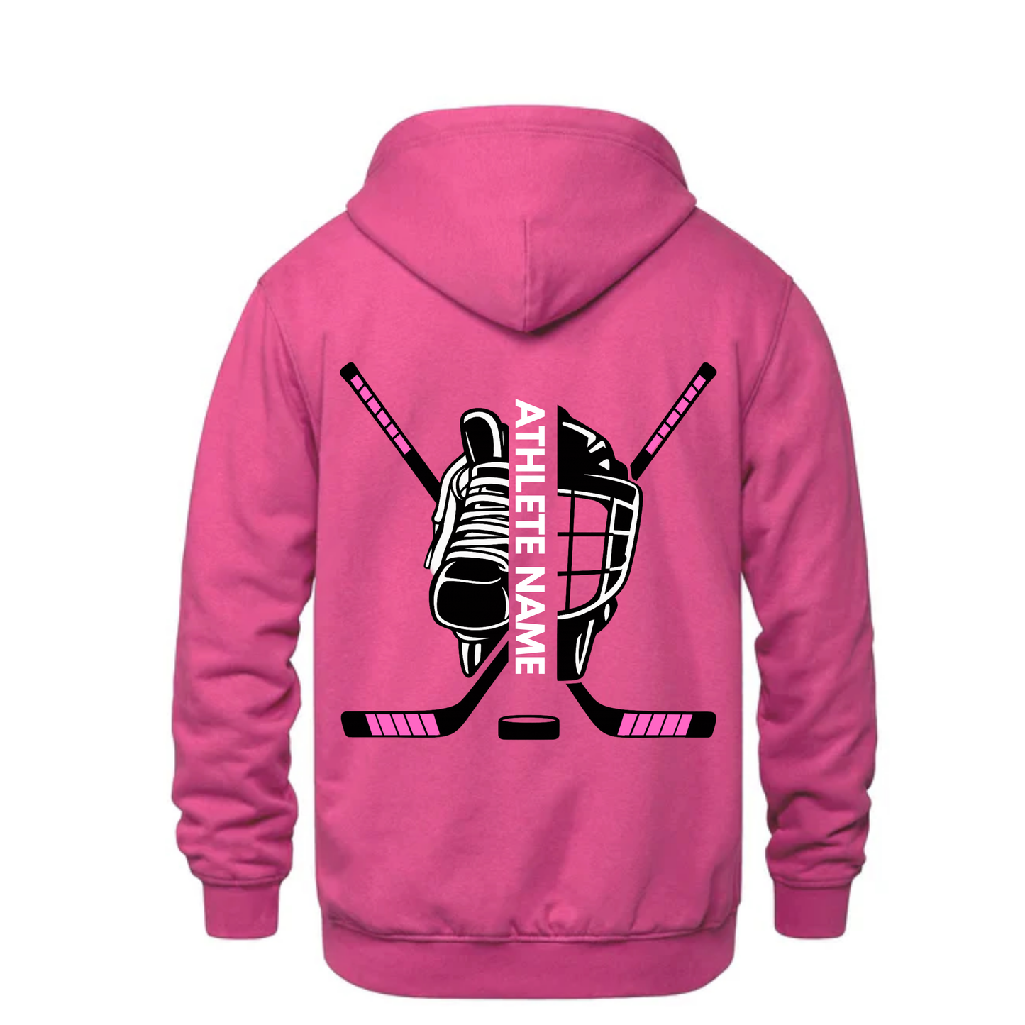 Collingwood Lightning Personalized Dual Logo Hooded Sweatshirt - Helaconia (Youth & Adult)