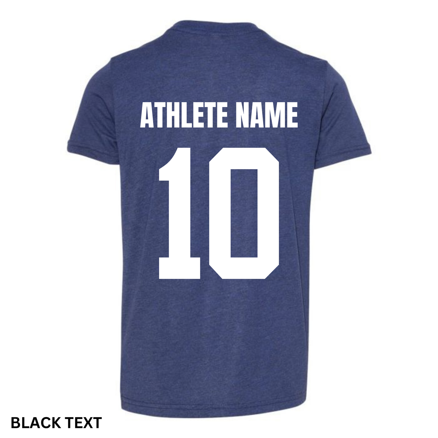 Personalized Altitude Volleyball Oversize Logo Tee - Navy Triblend