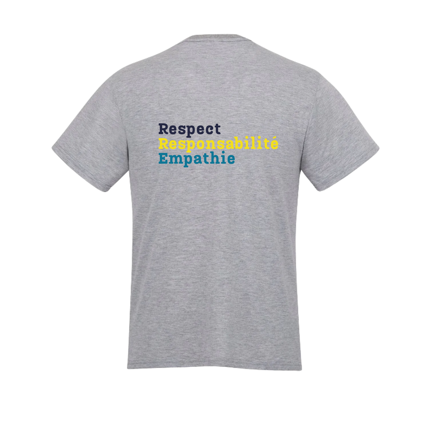 Notre-Dame-de-la-Huronie Tee - Large Logo / Grey