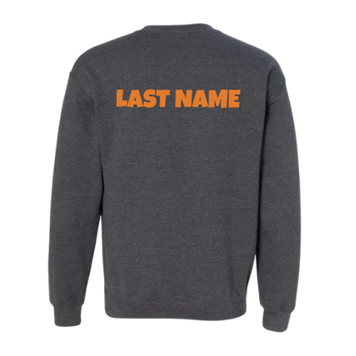 Personalized St. Mary's Mini Logo Crewneck Sweatshirt - Dark Heather