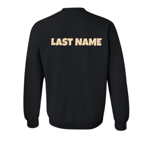 Personalized St. Mary's Mini Logo Crewneck Sweatshirt - Black