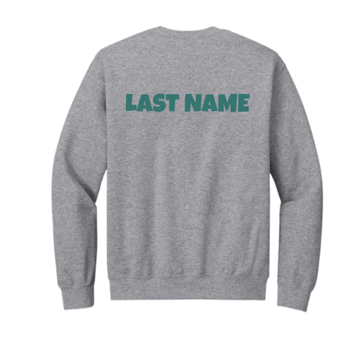 St. Mary's Crewneck Sweatshirt - Oversize Logo - Sport Grey