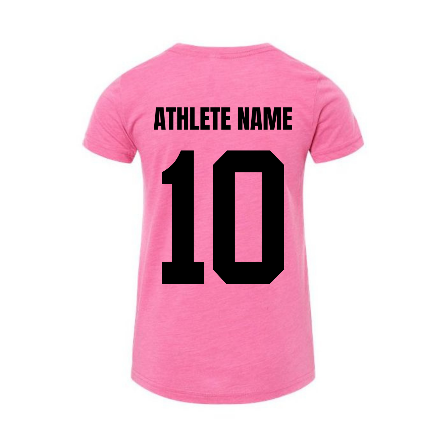 Personalized Altitude Volleyball Oversize Logo Tee - Charity Pink