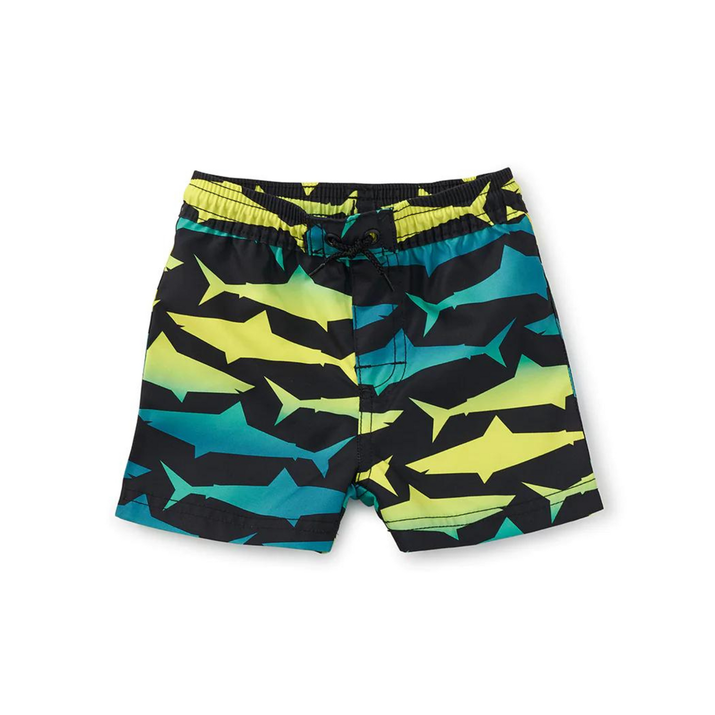 Shortie Swim Trunks - Sunwashed Sharks