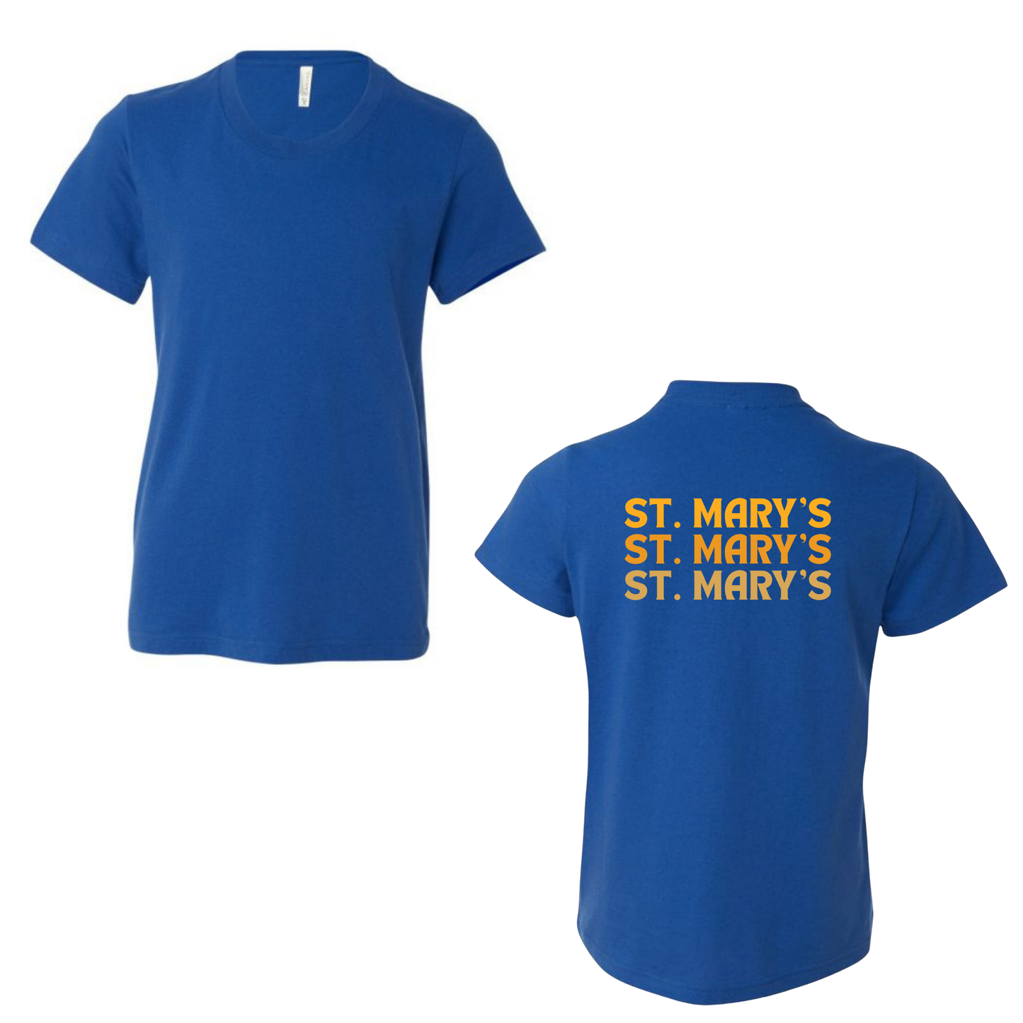House Water St. Mary's Triple Script Tee - Royal