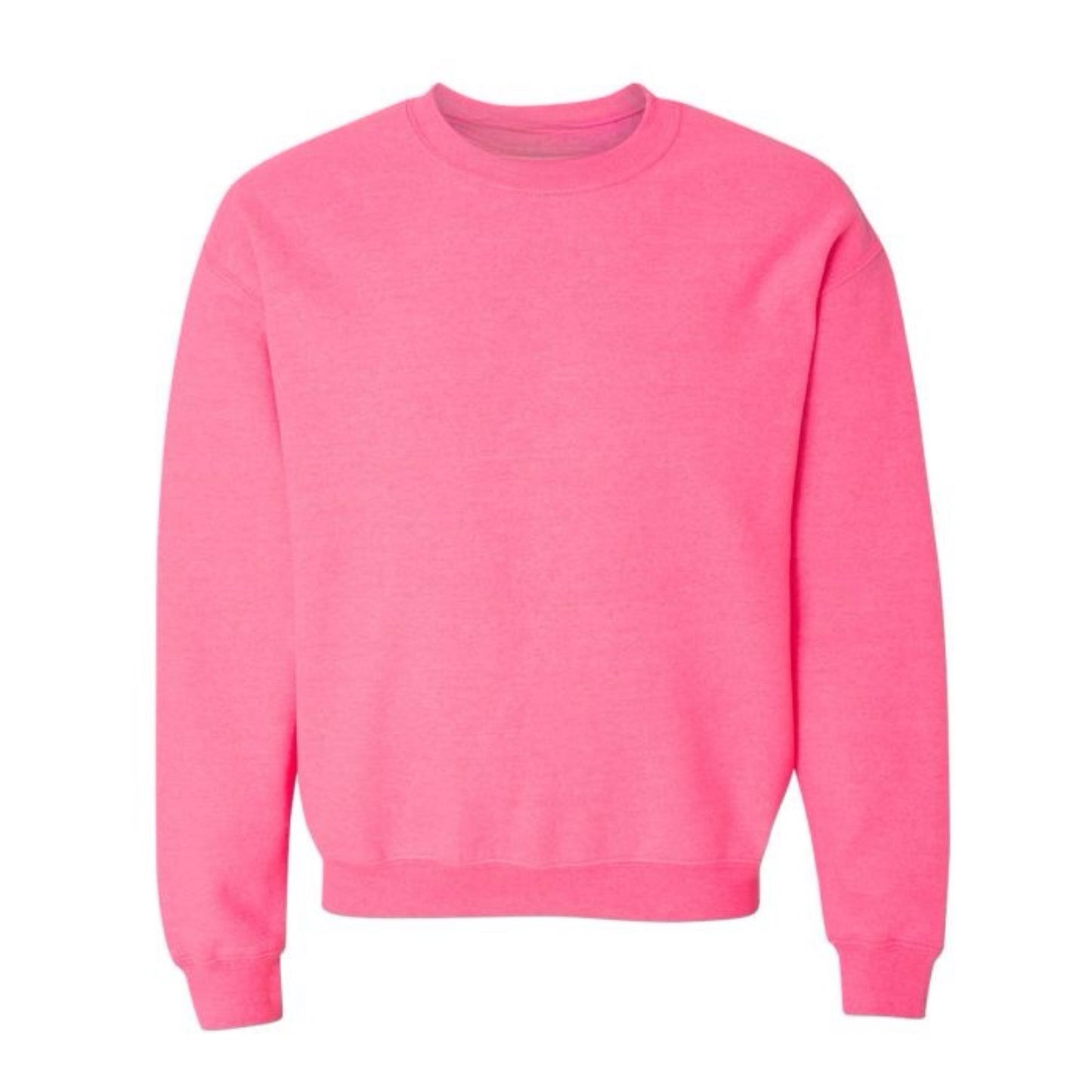Youth Crewneck Sweatshirt - Safety Pink