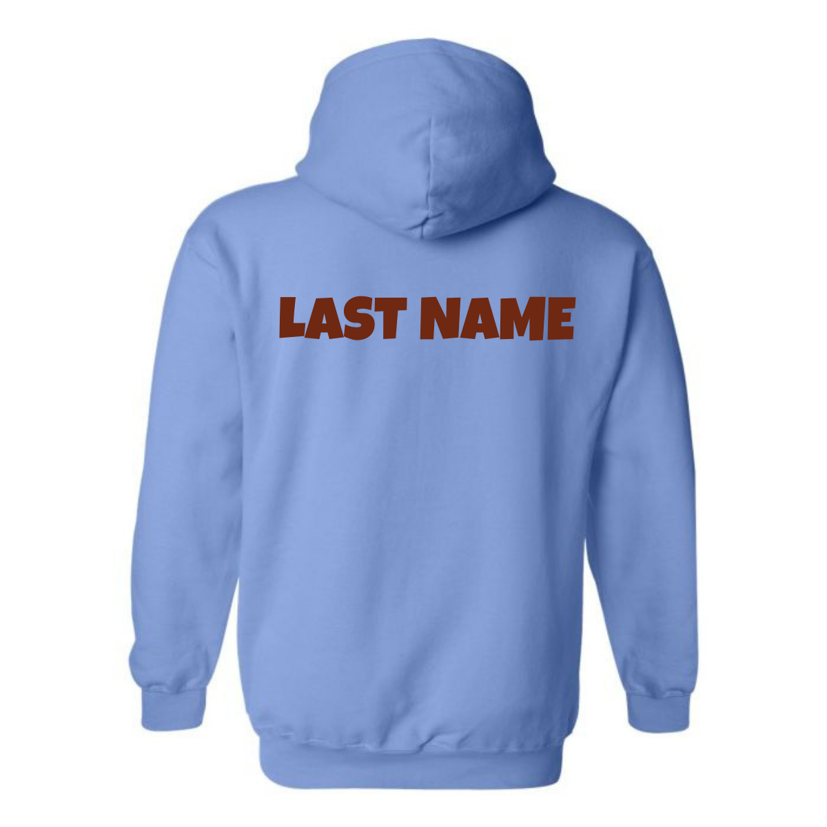 House Water Youth Personalized St. Mary's Oversize Logo Hooded Sweatshirt - Carolina Blue