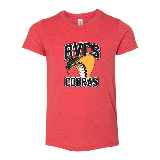 BVCS Cobra Tee - Red Triblend