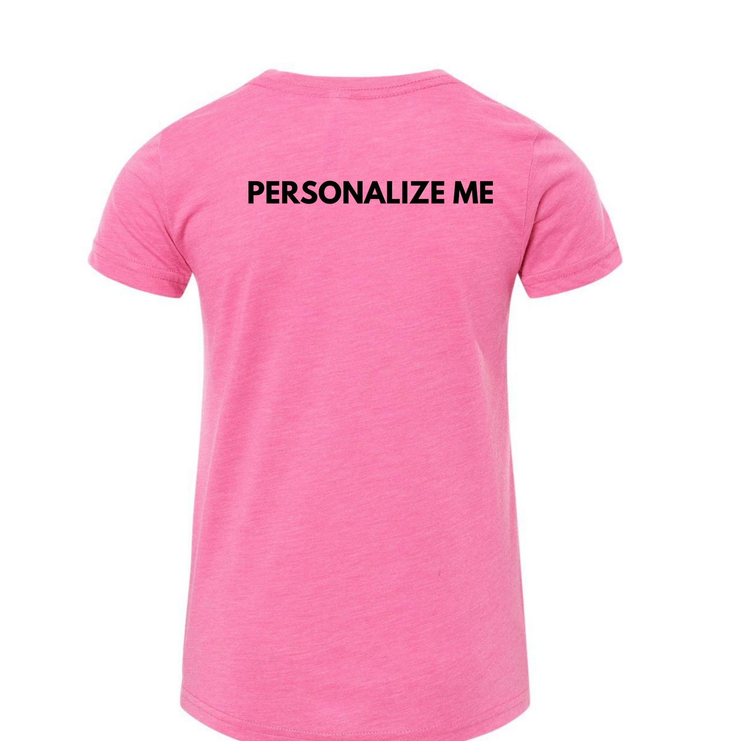 Personalized Altitude Beach Volleyball Mini Logo Tee - Charity Pink Triblend (Youth / Adult)