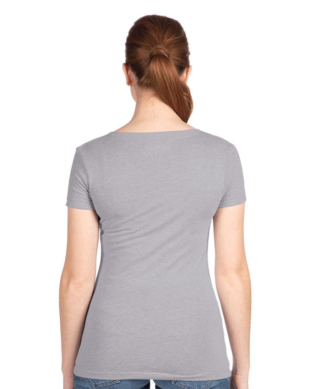 Forever Run Wild - Womens Ideal V-Neck T-Shirt - Heather Grey