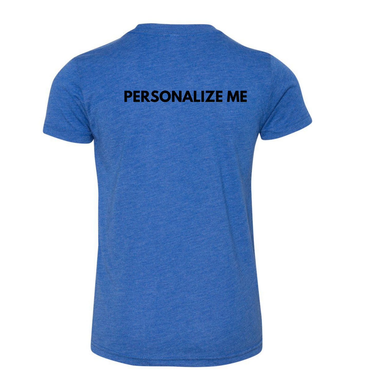 Personalized Altitude Beach Volleyball Mini Logo Tee - True Royal Triblend (Youth / Adult)