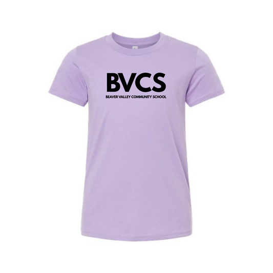 BVCS Logo Tee - Dark Lavender