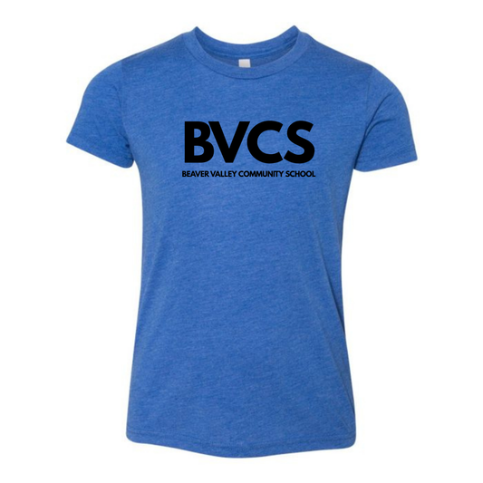 BVCS Logo Tee - True Royal Triblend