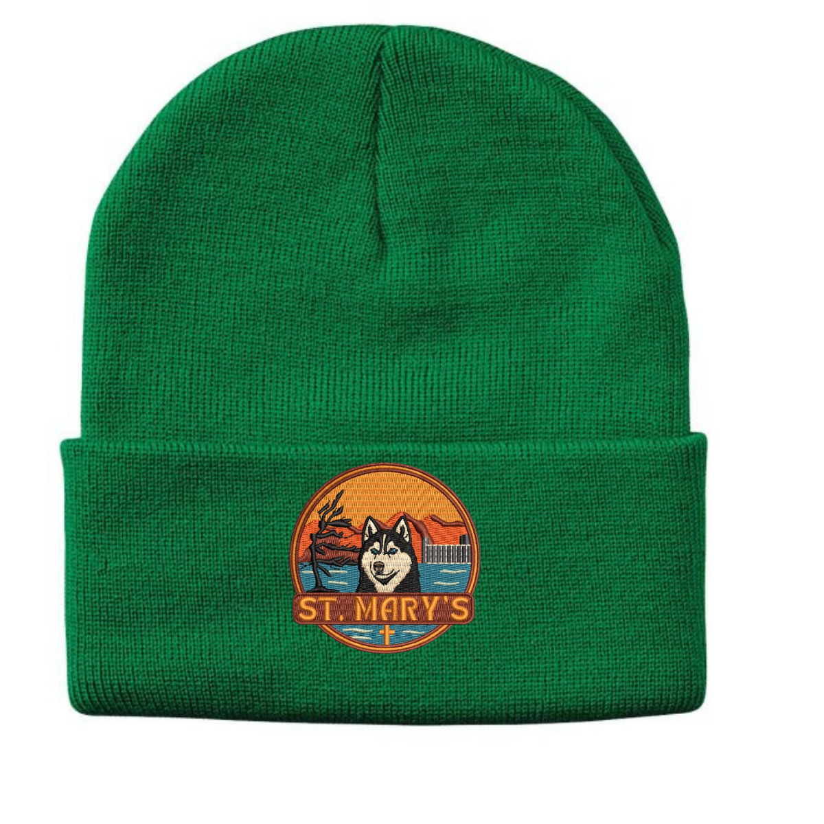 House Earth St. Mary's Patch Knit Toque - Kelly Green