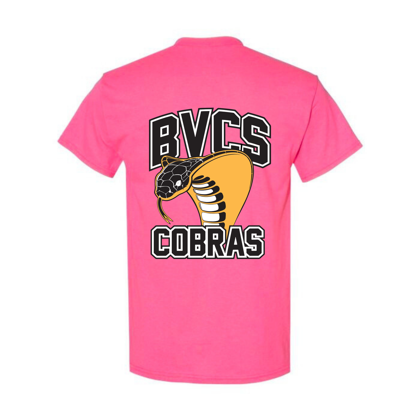 BVCS Classic Cobra Tee - Safety Pink