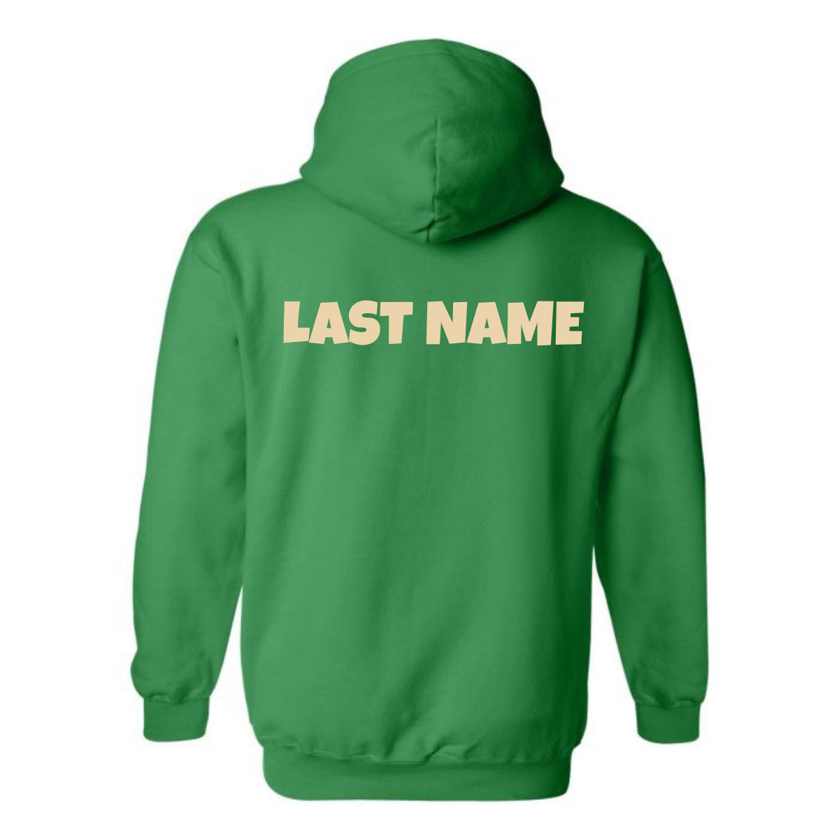 House Earth Youth Personalized St. Mary's Oversize Logo Hooded Sweatshirt - Irish Green