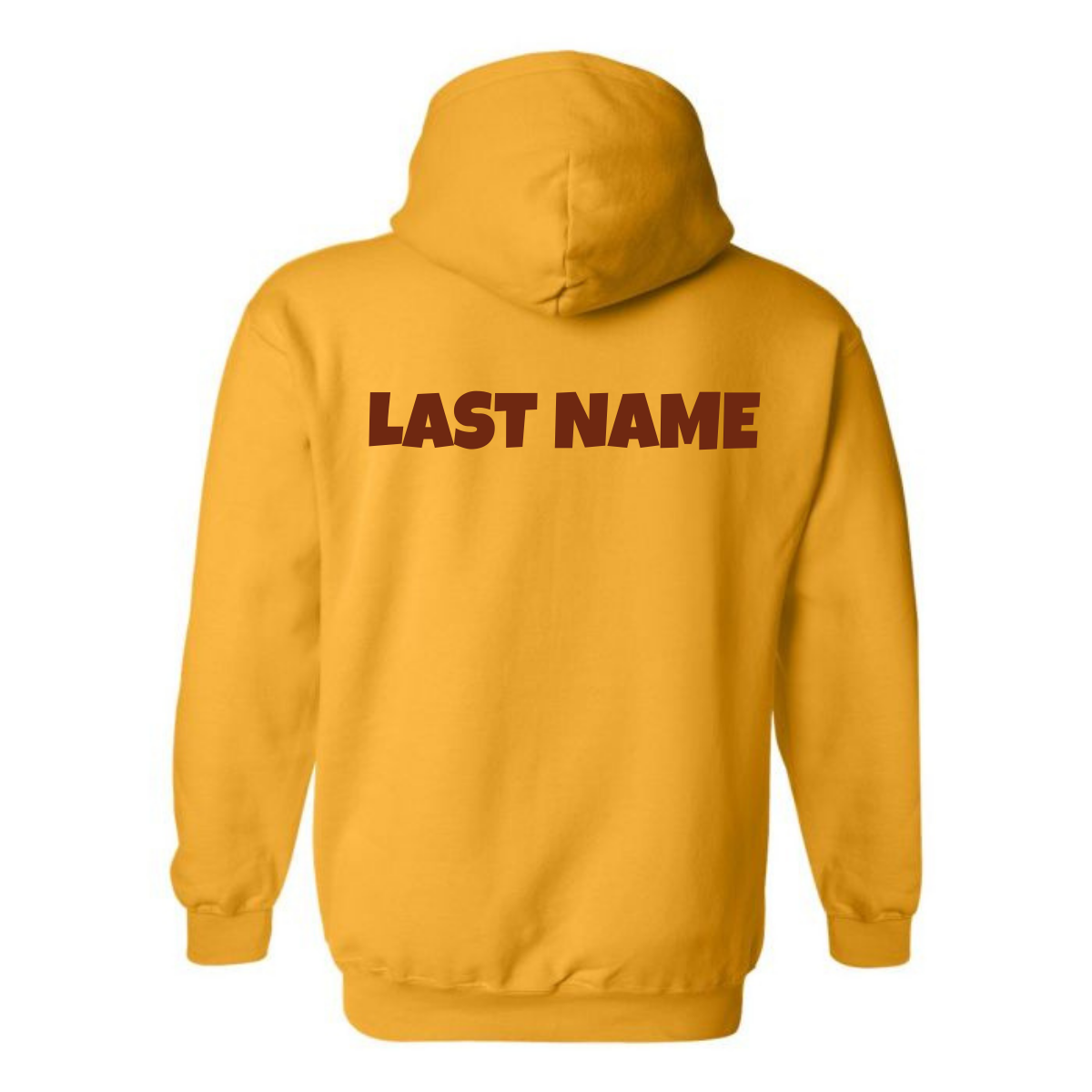 Youth Personalized St. Mary's Oversize Logo Hooded Sweatshirt - Gold