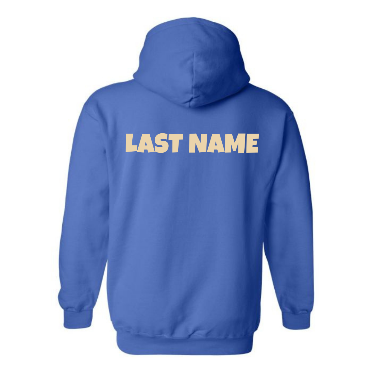 House Water Youth Personalized St. Mary's Oversize Logo Hooded Sweatshirt - Royal