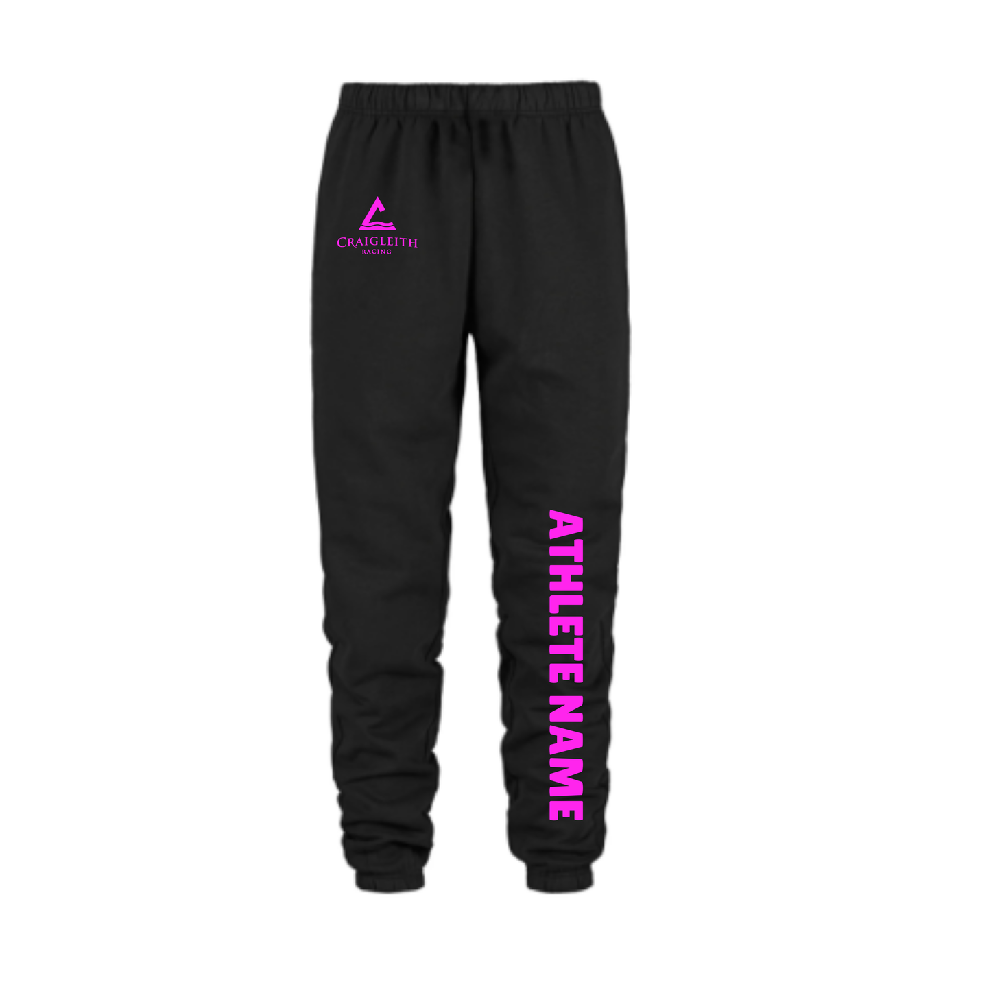 Craigleith Great Bears Joggers - Black / Craigleith Logo