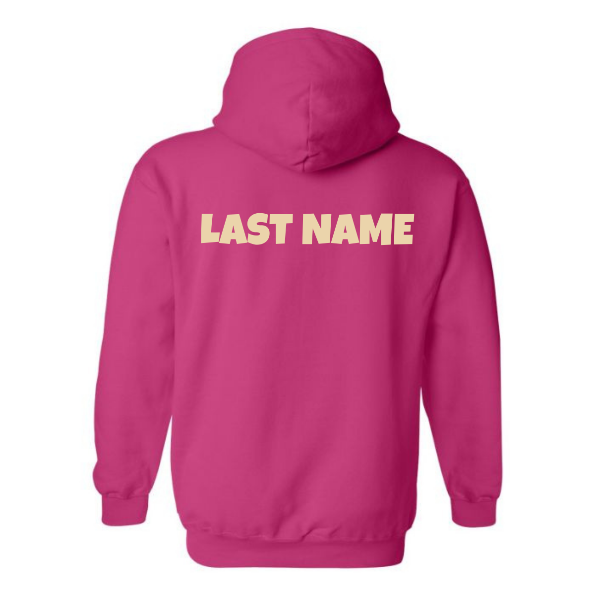 Kindness Collection Adult Personalized St. Mary's Oversize Logo Hooded Sweatshirt - Heliconia
