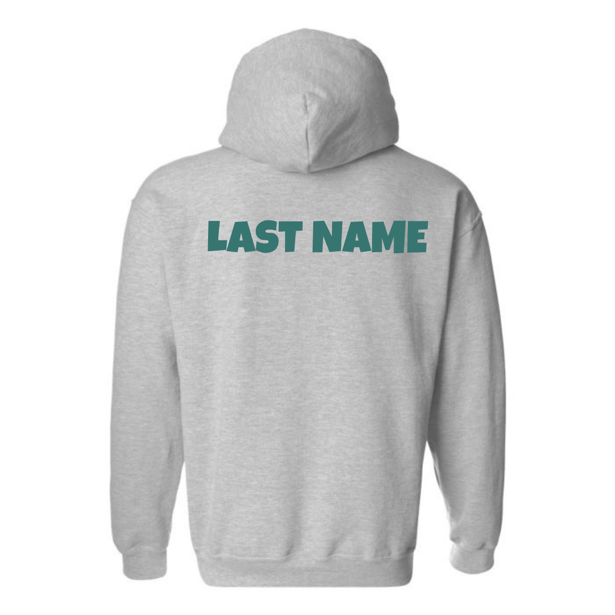Youth Personalized St. Mary's Oversize Logo Hooded Sweatshirt - Sport Grey