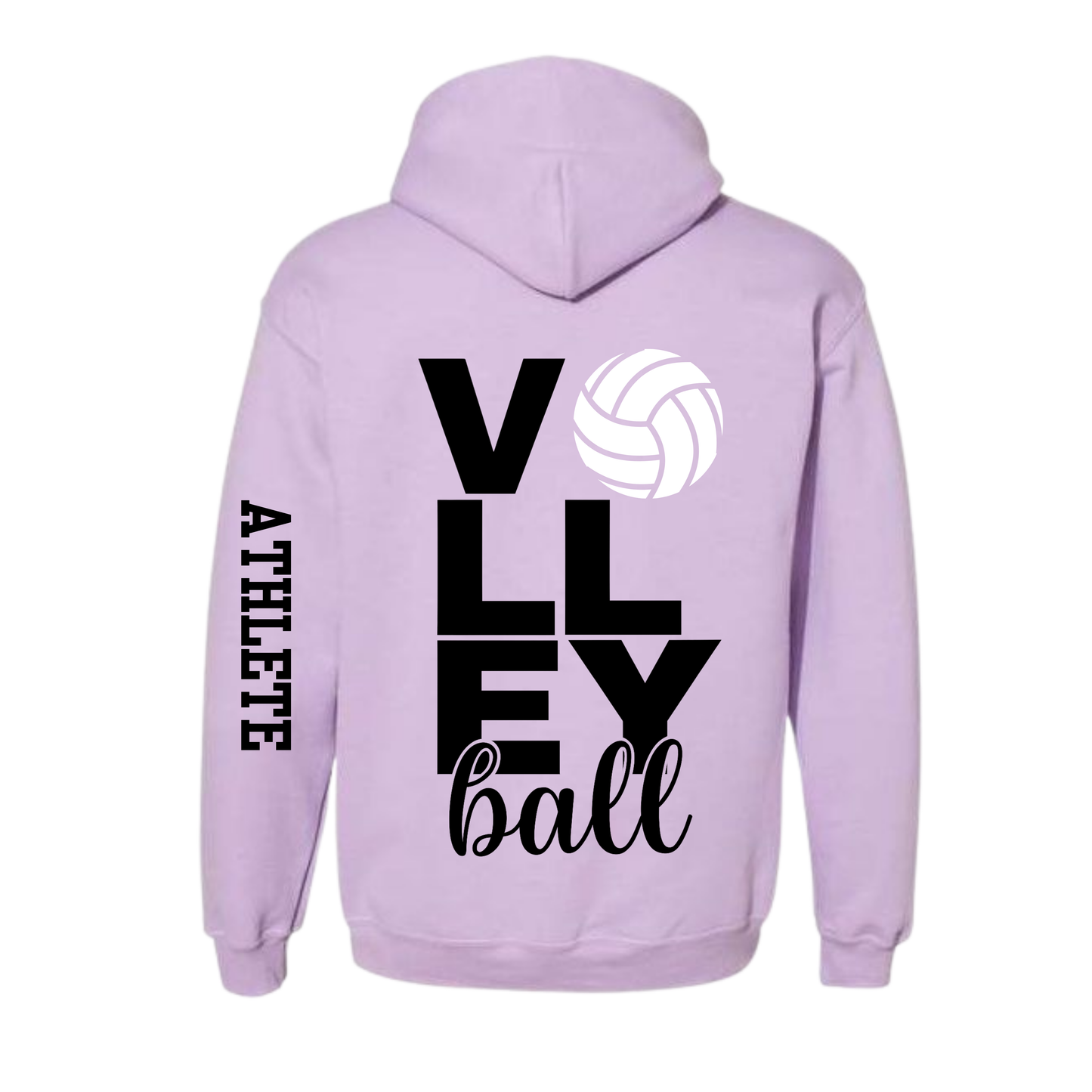 Altitude Adult Personalized Volleyball Hooded Sweatshirt - Lilac