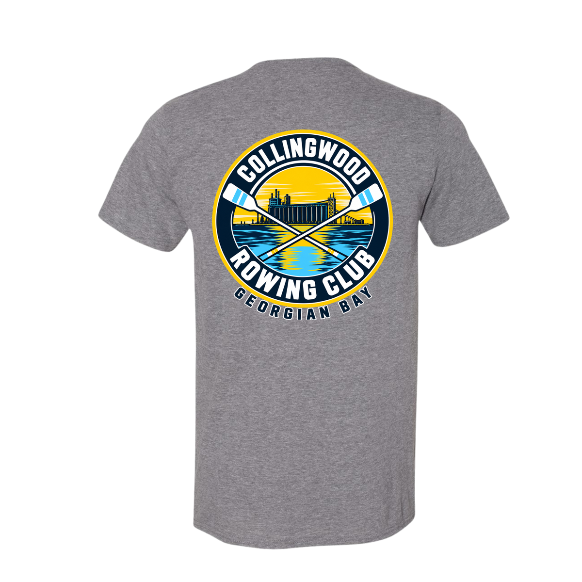 Collingwood Rowing Club – Terminals Sunset T-Shirt - Graphite Heather