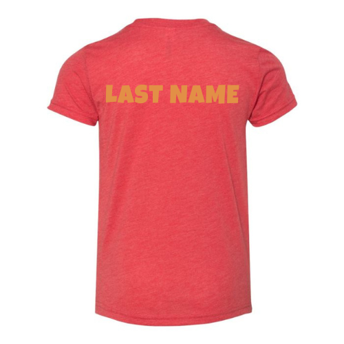 House Red House Fire Personalized St. Mary's Large Logo Tee - Red Triblend