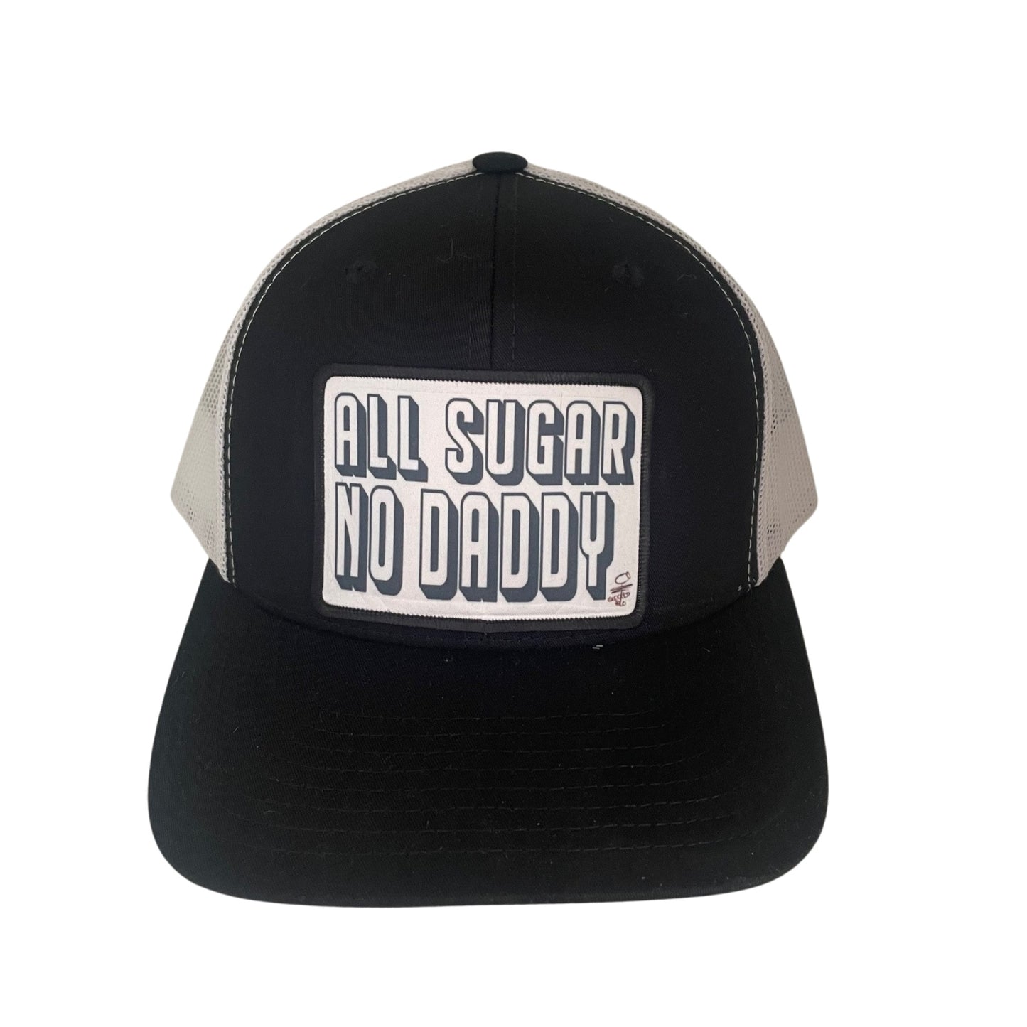 All Sugar No Daddy Hat - Black & White