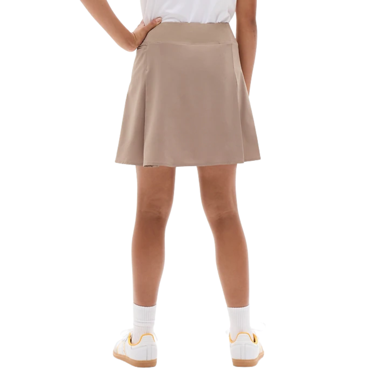 Athleta x Pretty River Academy Pleated School Days Skort - Brownstone Beige