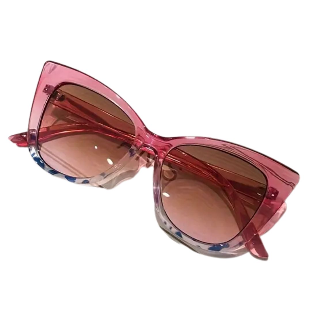 Audrey Hepburn Cat Eye Funglasses - Rosé