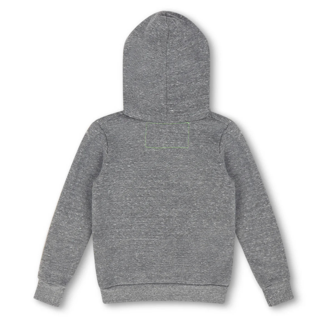 Aviator Nation - Kid's Logo Pullover Hoodie - Heather Grey