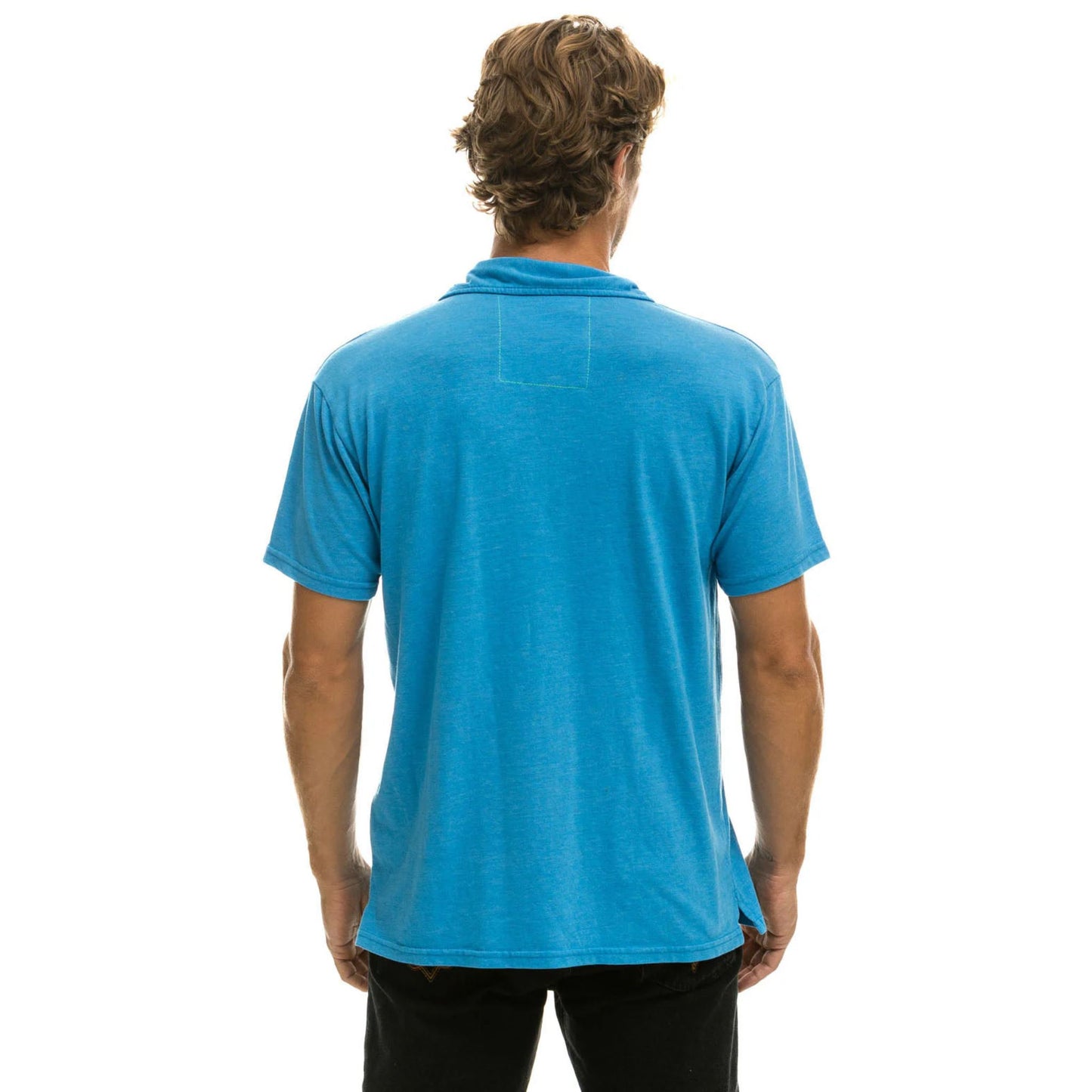Aviator Nation - Men's Logo Embroidery Polo - Ocean