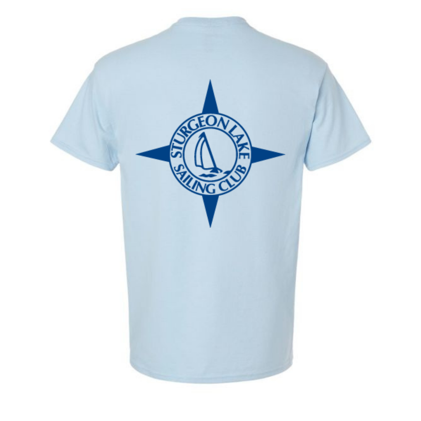 SLSC Mini + Extra Large Logo Tee - Light Blue