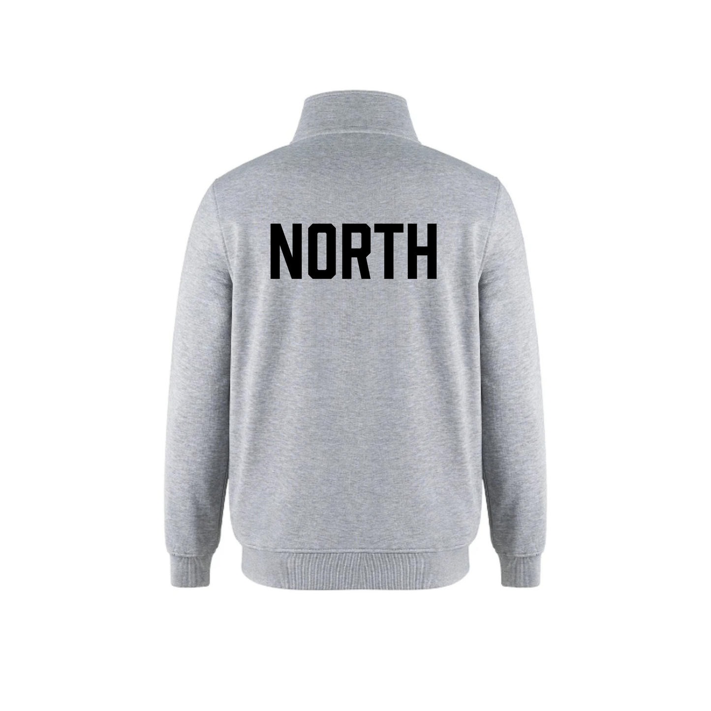 Pretty River Academy NORTH Quarter-Zip Sweatshirt - Athletic Grey