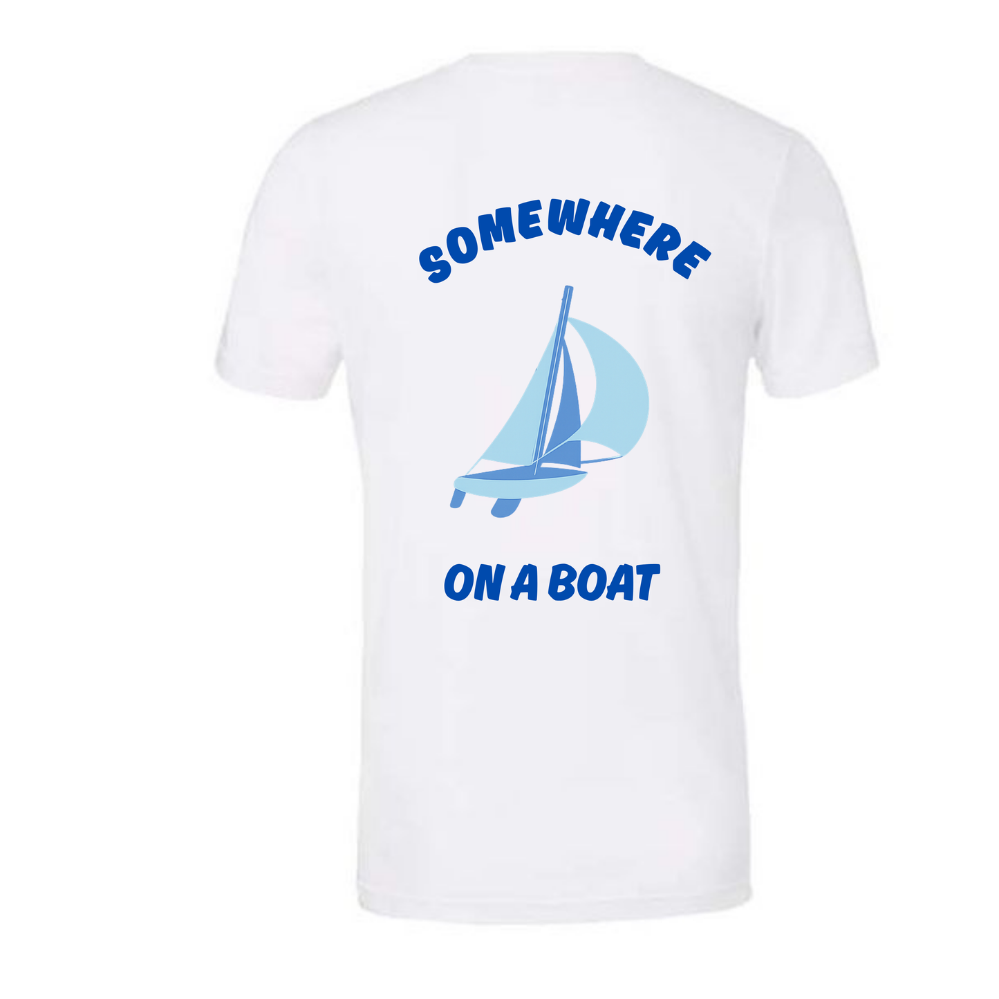 SLSC Somewhere On A Boat Tee - White