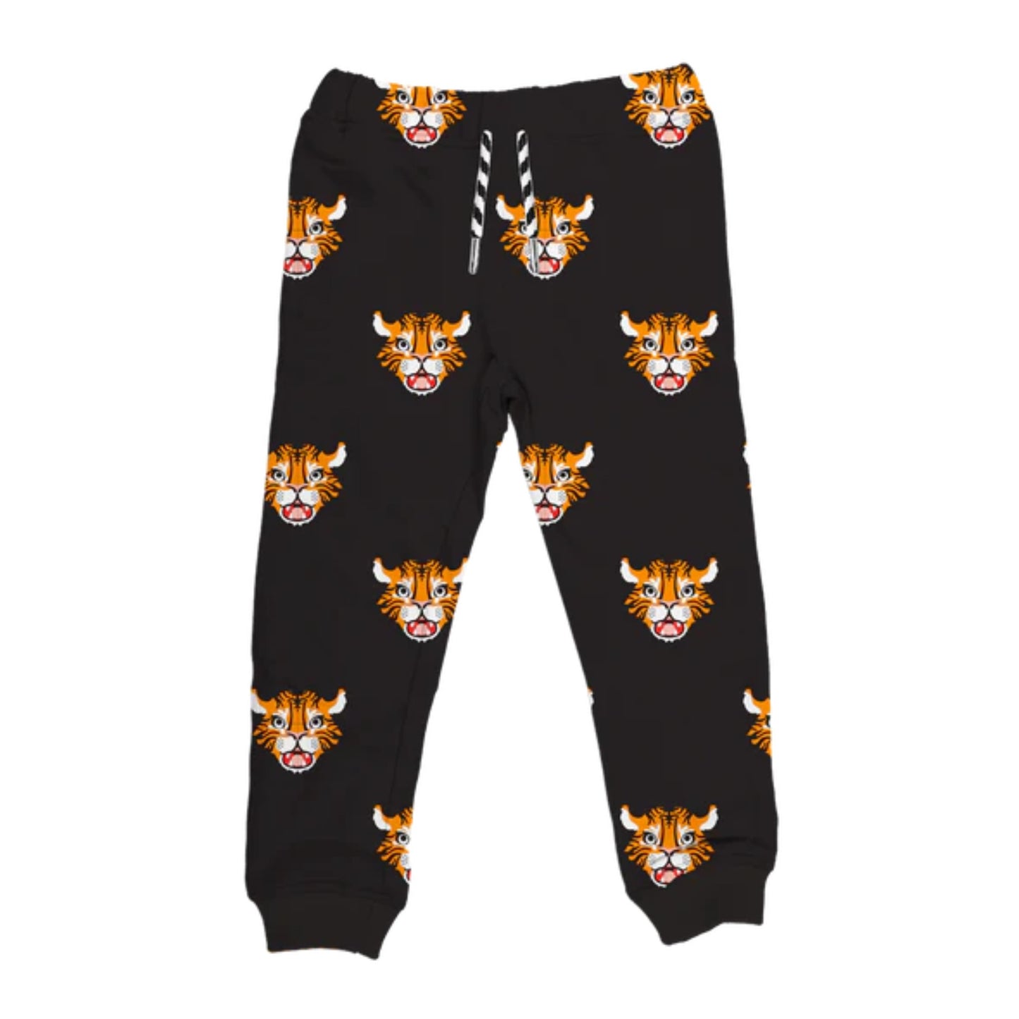 Bamboo Drawstring Joggers - Allover Tiger