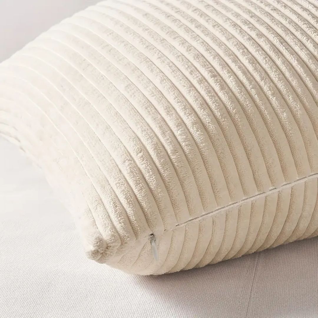 Boho Corduroy Pillows - Neutral Gradient Collection
