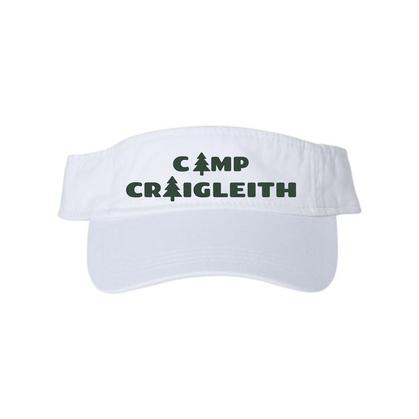 Camp Craigleith Visor - White / Forest Green