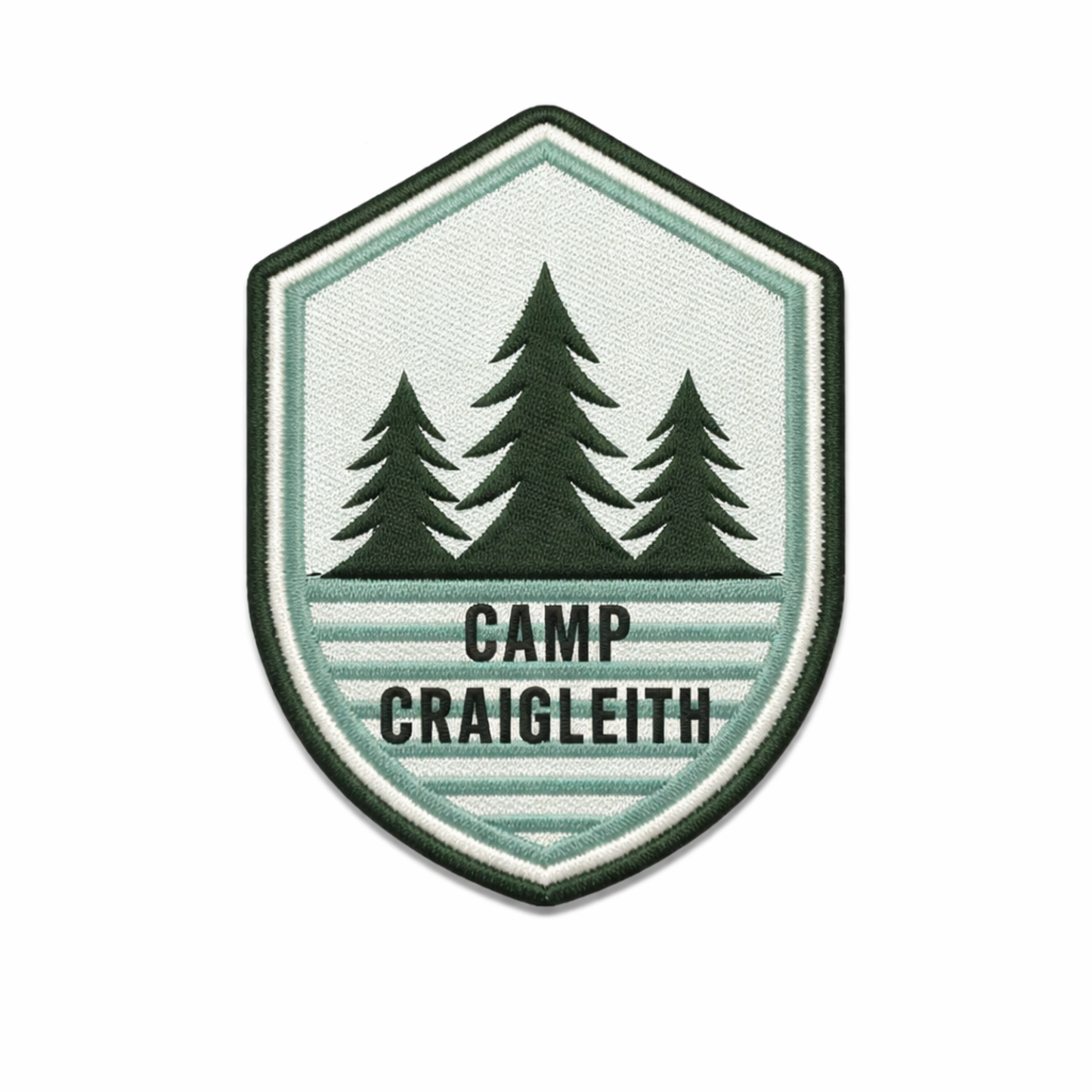 Camp Craigleith Sponge Fleece Full-Zip Hoodie & Patch Bundle - Forest Green