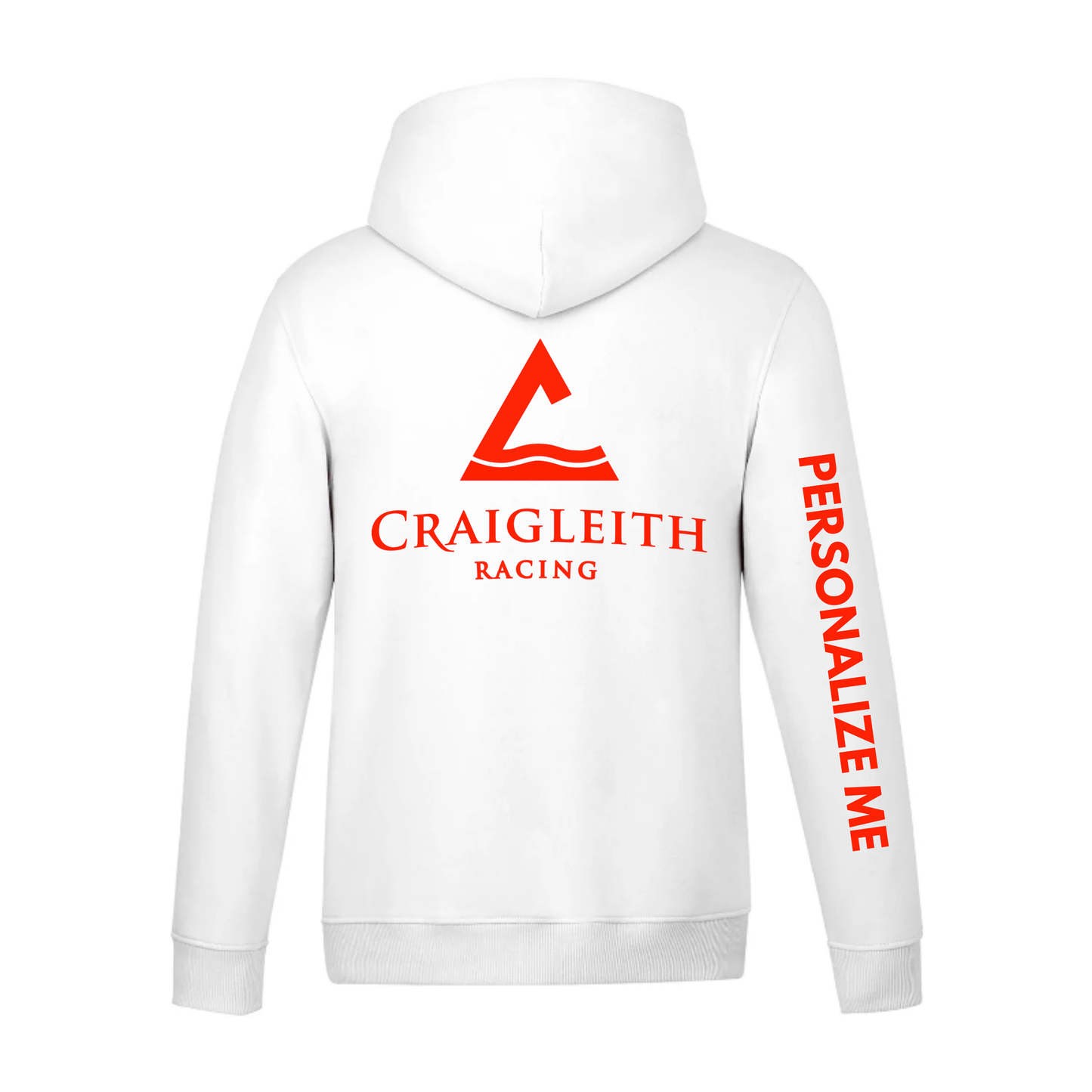 Craigleith Hooded Sweatshirt - White / Red