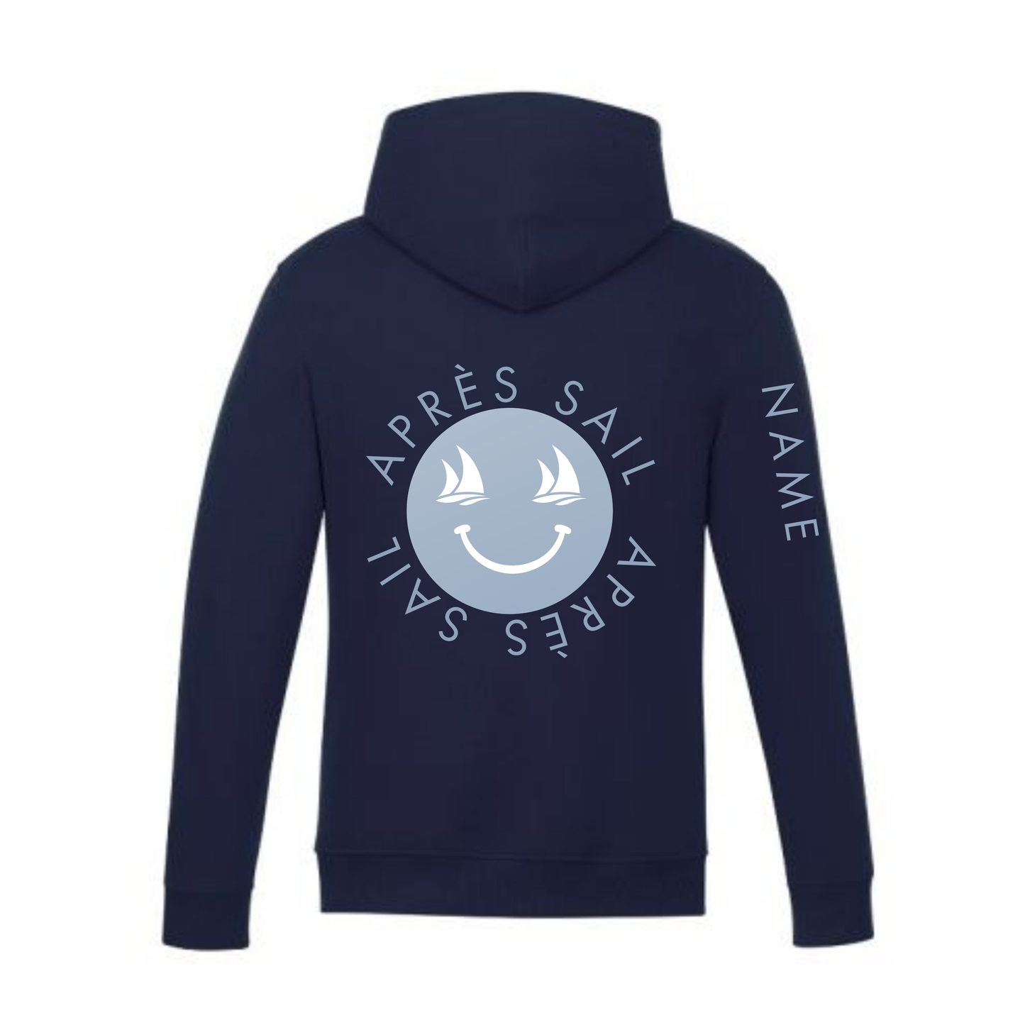 CSA Aprés Sail Hooded Sweatshirt - Navy / Light Blue
