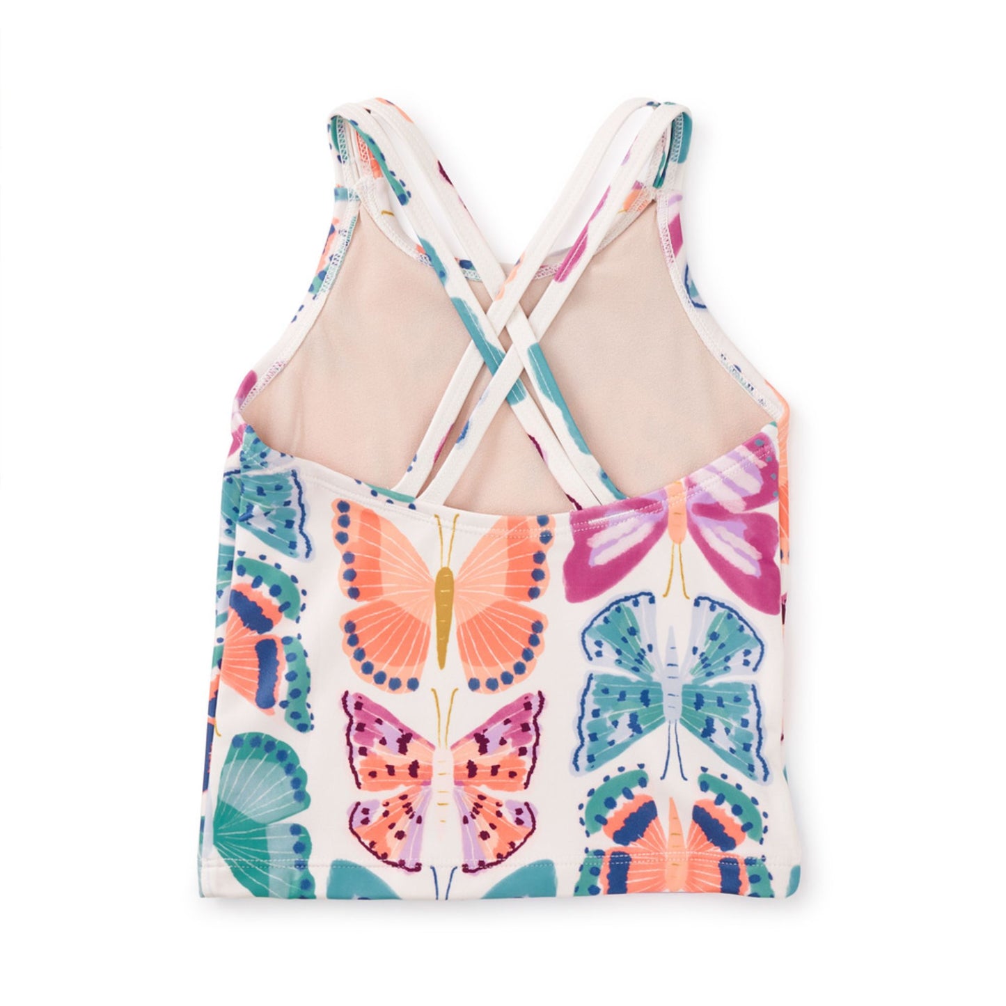 Cross Back Tankini Swim Top - Mariposas Pintadas