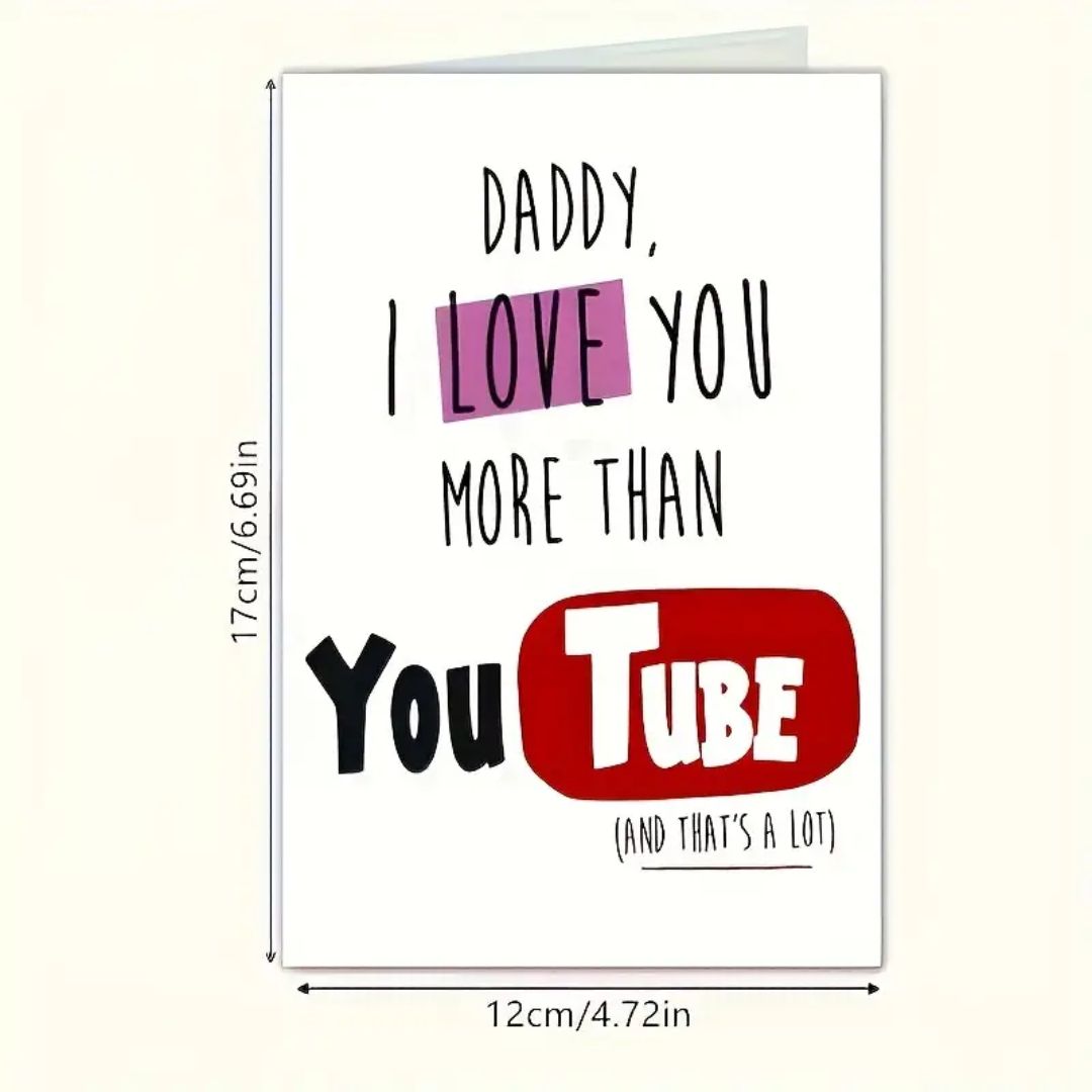 Daddy, I Love You Greeting Card