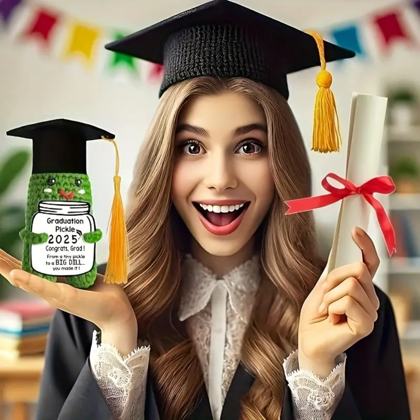 Emotional Support Graduation Pickle 2025