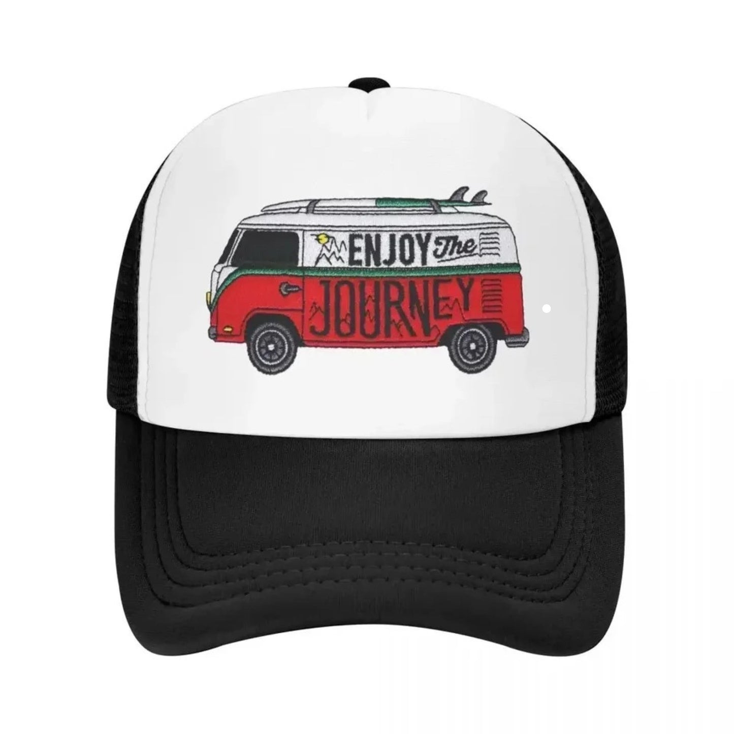 Enjoy the Journey Snapback Hat - Black